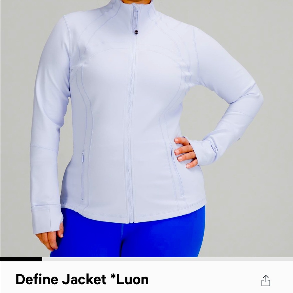 Lululemon SIZE 4 define jacket *luon